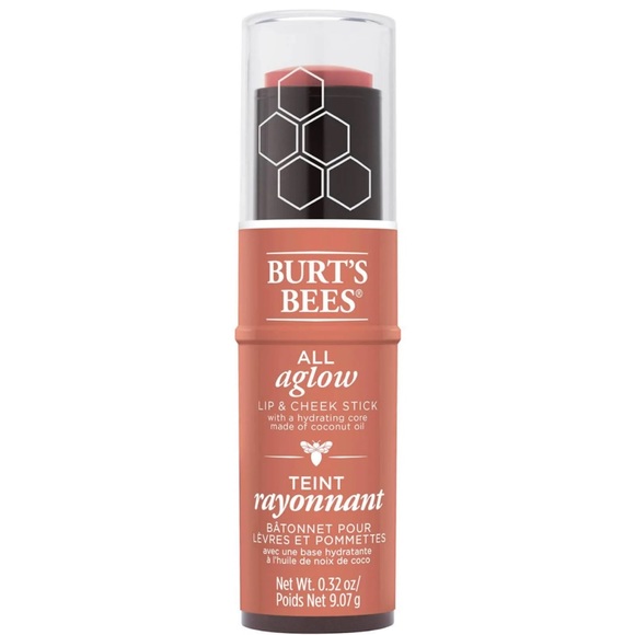 NWT Burt’s Bees All Aglow Lip & Cheek Stick - Peach Pond - Picture 1 of 6